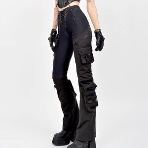 Namilia Techno Stretch Cargo Pants Black Medium